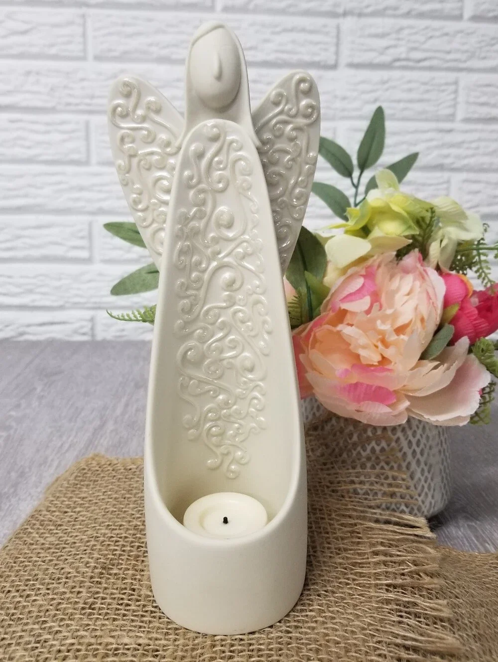 Partylite Serenity Angel Tealight Candle Holder